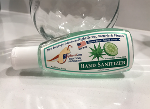 FIGHTEVIL Hand Sanitizer Travel/Carry Size 2.5 fl oz. (Gel Edition)
